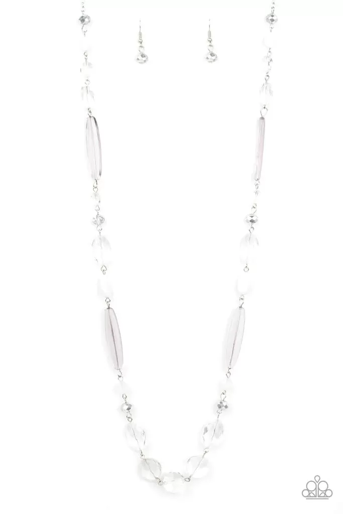 Paparazzi Accessories - Quite Quintessence #L672 - White Necklace