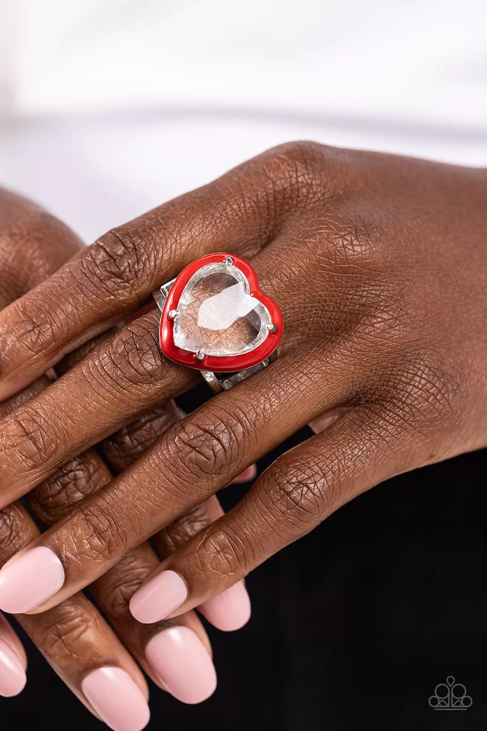 Paparazzi Hallmark Heart Red Ring