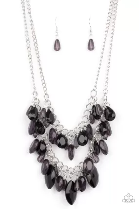 Paparazzi Midsummer Mixer - Black Necklace