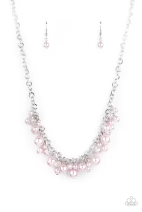 Paparazzi Positively PEARL-escent - Pink Necklace