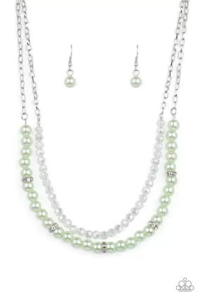 Parisian Princess - Green Paparazzi Necklace