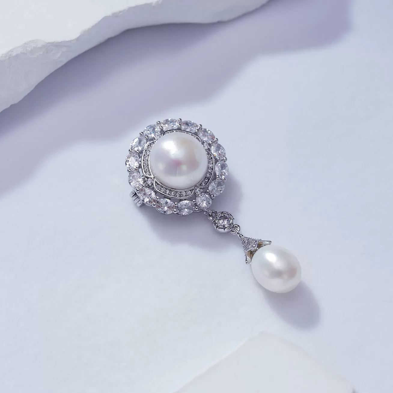 Passion for Life Freshwater Pearl Brooch WC00056