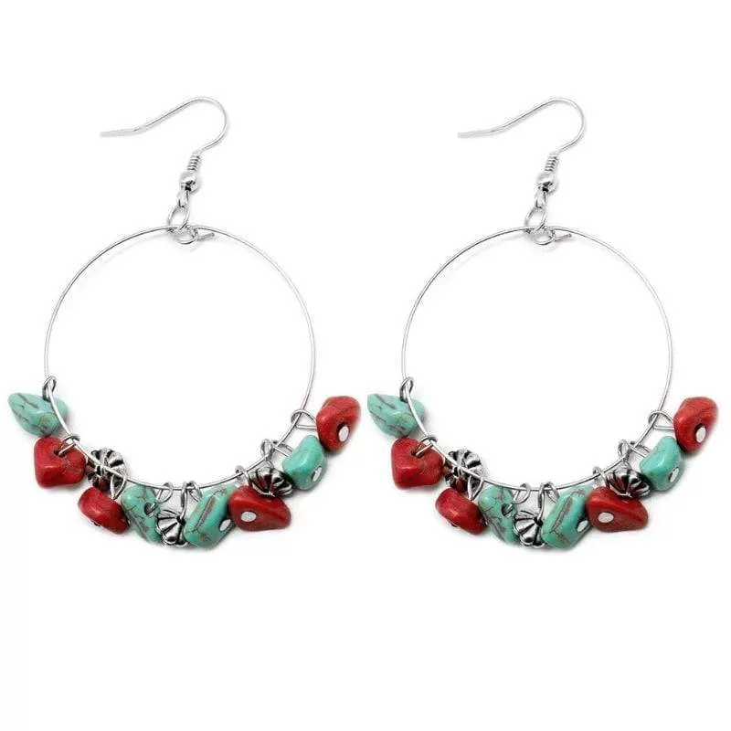 Pebble Beach Multi-Colored Earrings