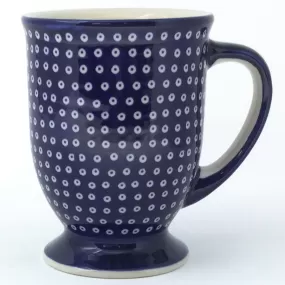 Pedestal Cup 12 oz in Blue Elegance