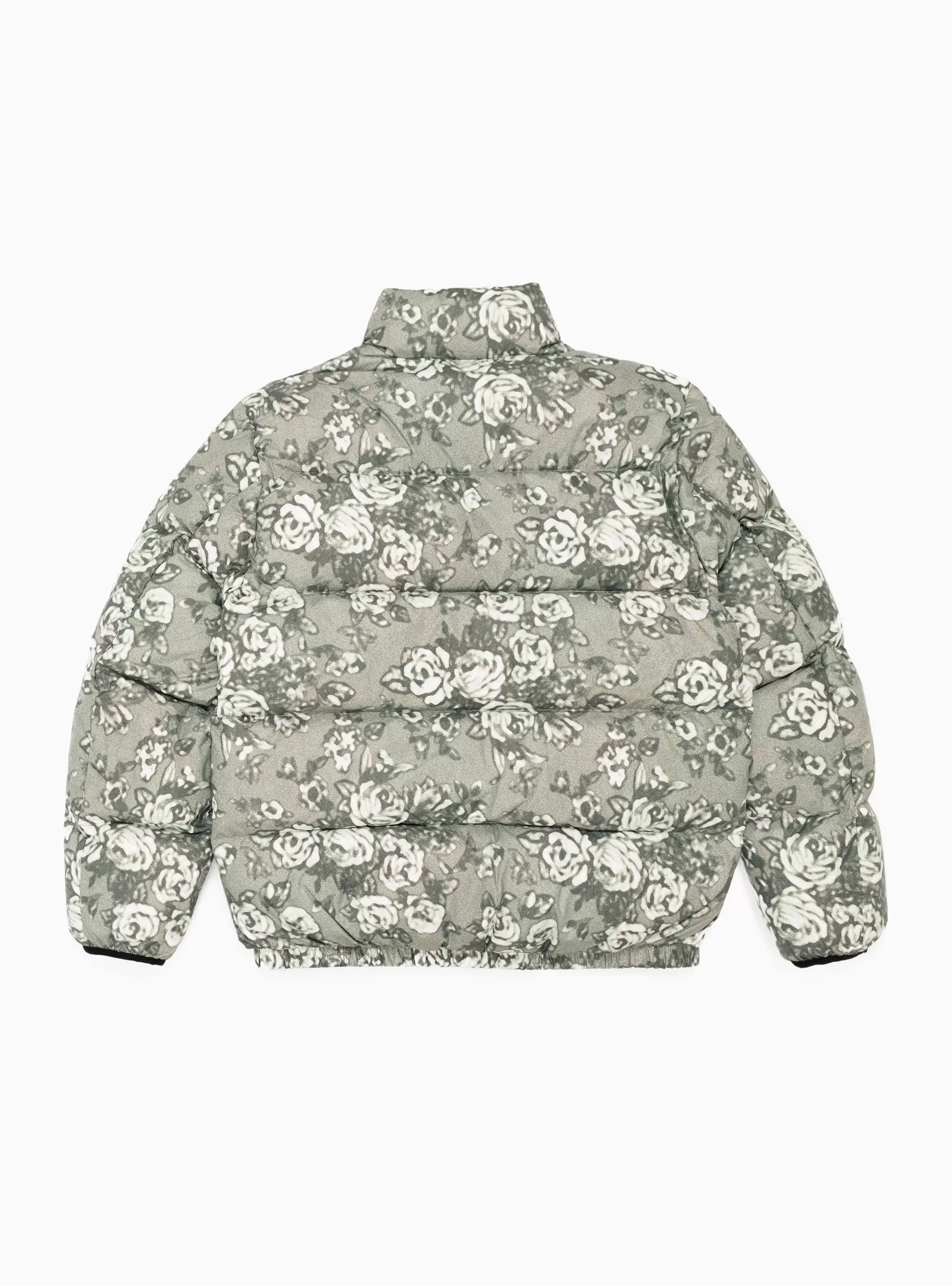 PERTEX T Down Jacket Grey Floral