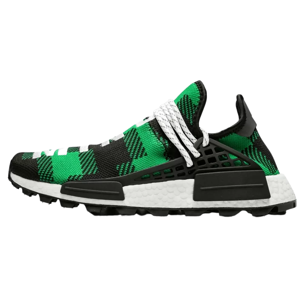 Pharrell x Billionaire Boys Club x NMD Human Race Trail 'Green Plaid'