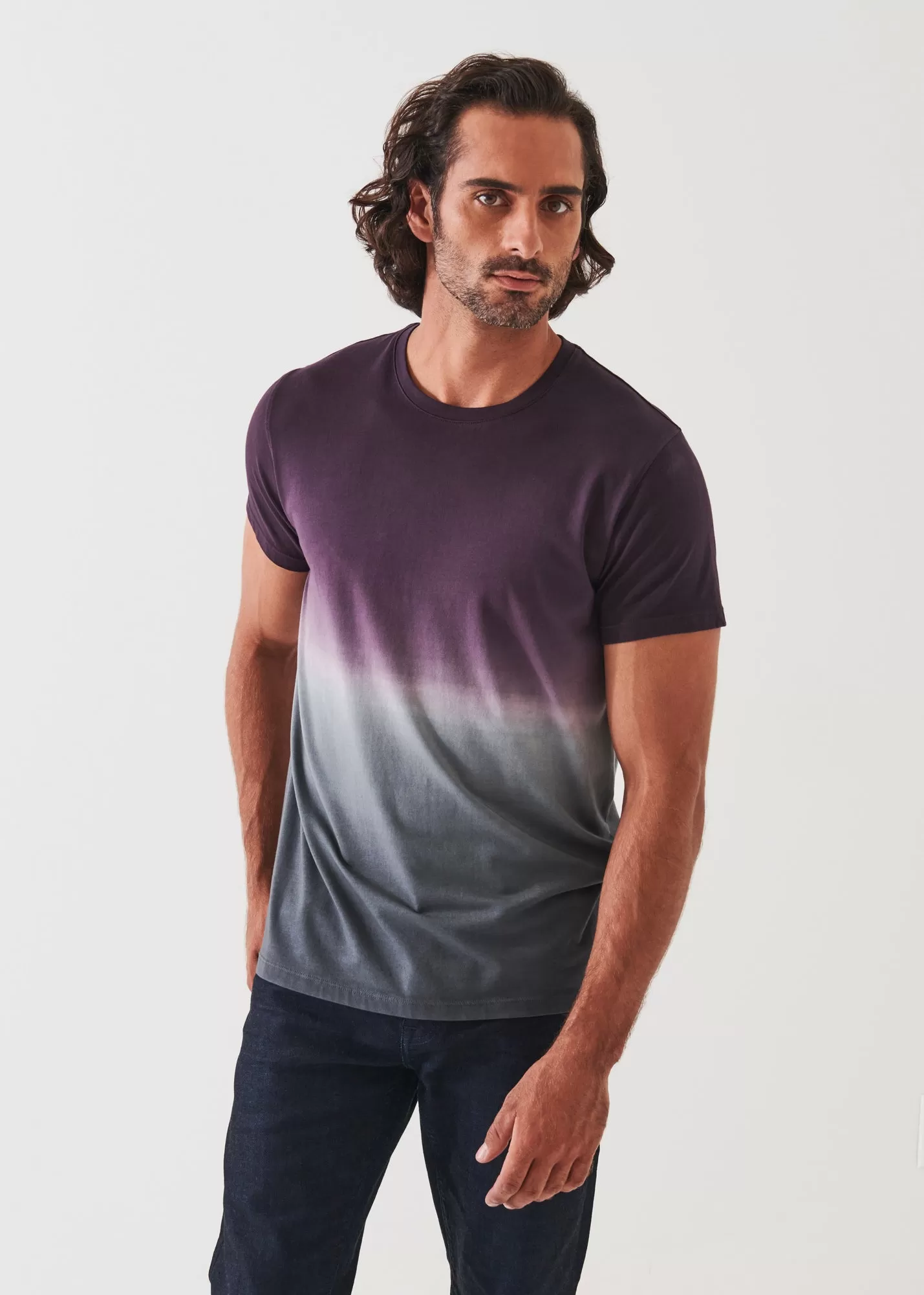 PIMA COTTON STRETCH DEGRADE T-SHIRT