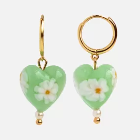 Posy Heart Earrings