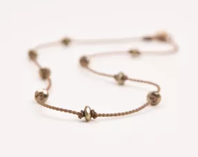 Princess Necklace - Pyrite Faceted