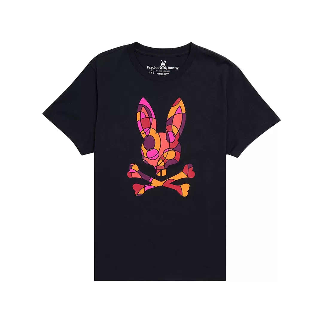 Psycho Bunny Mens Darwin Graphic Tee - Navy