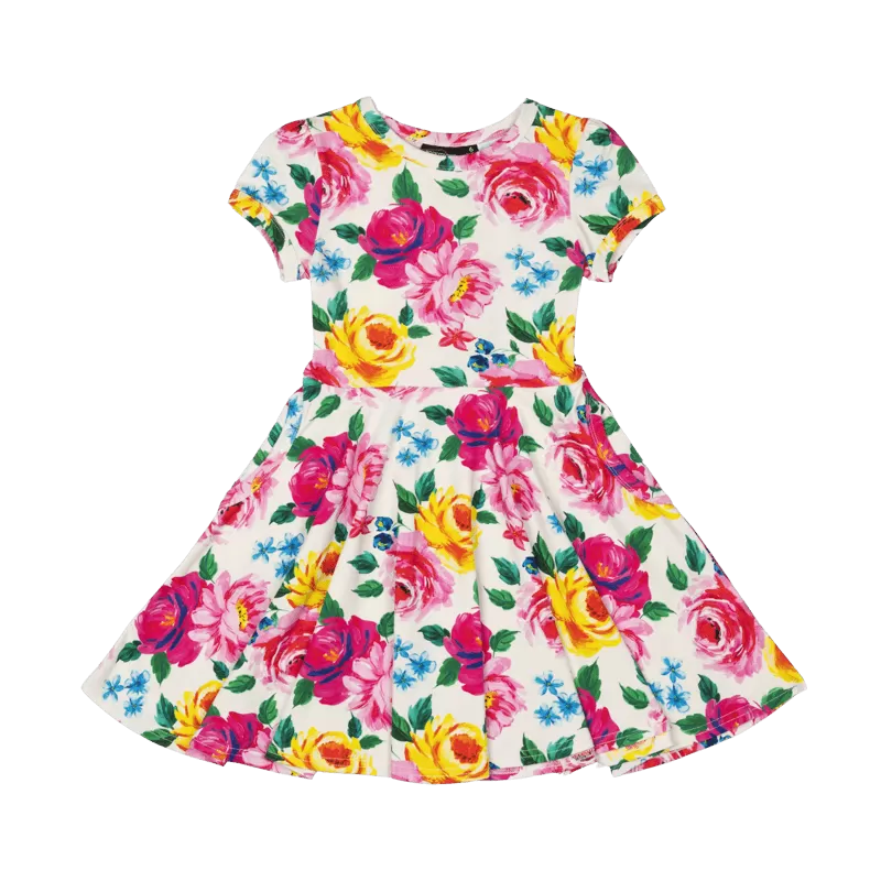 Rock Your Baby Chintz Waisted Dress