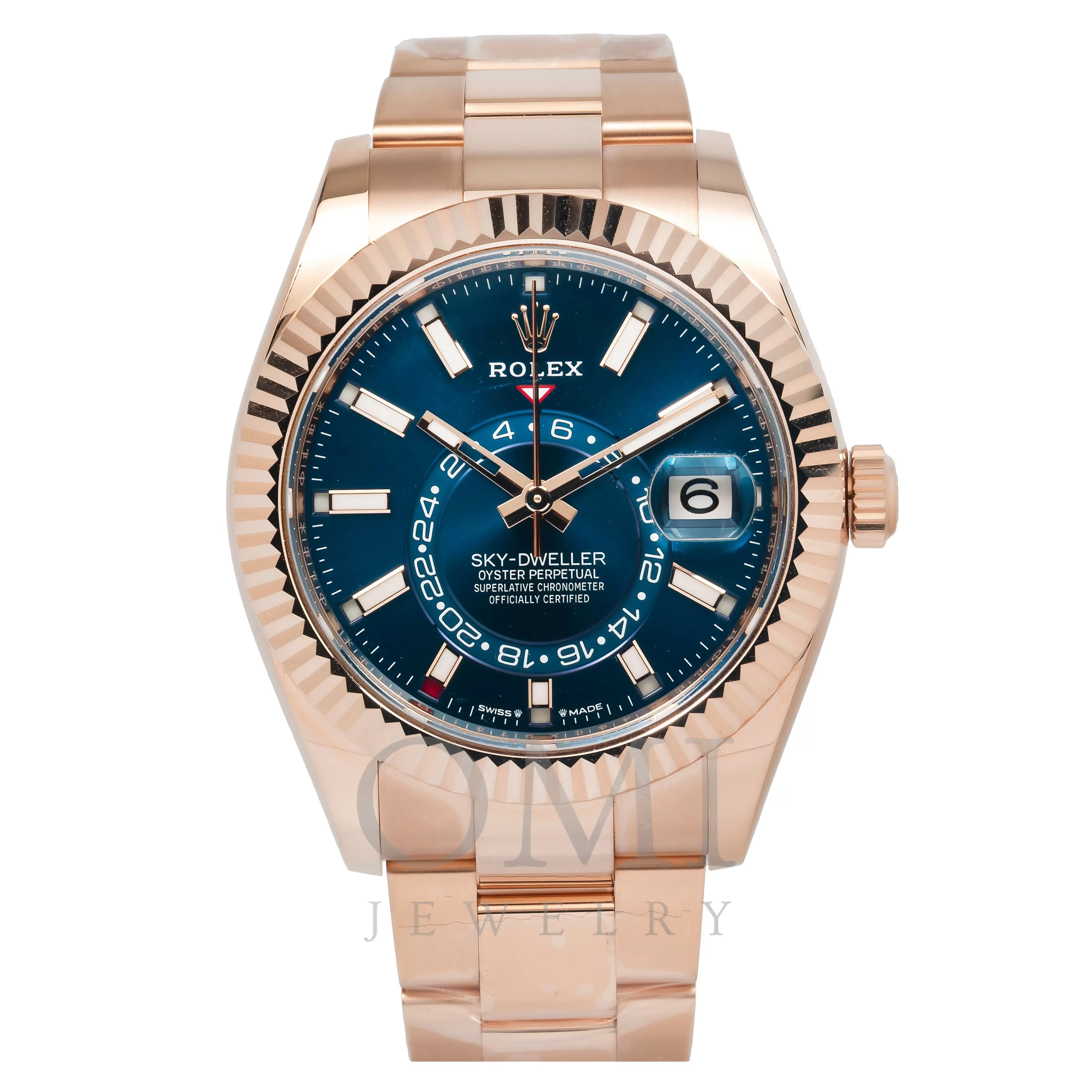 Rolex Sky-Dweller 336935 42MM Blue Dial With Rose Gold Oyster Bracelet