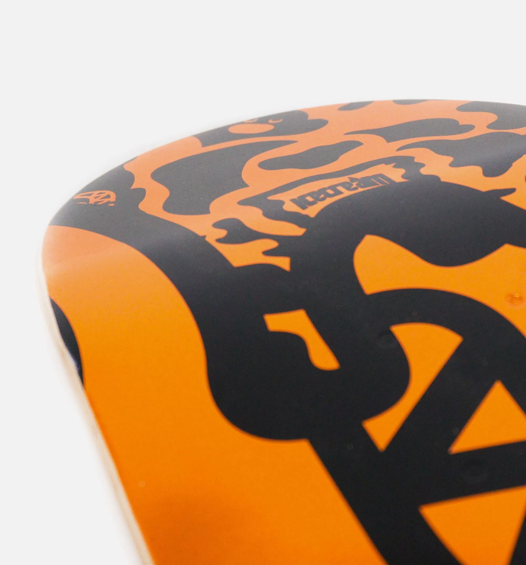 Runner Skate Deck - Black/Orange