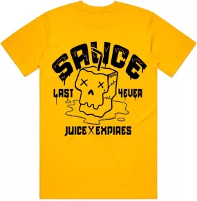 SAUCE : Gold Sneaker Tees Shirt (black ink)