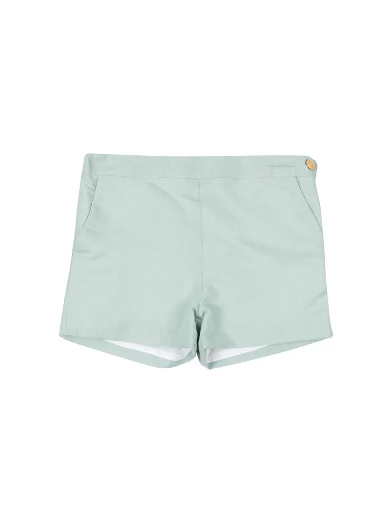 Short lino verde