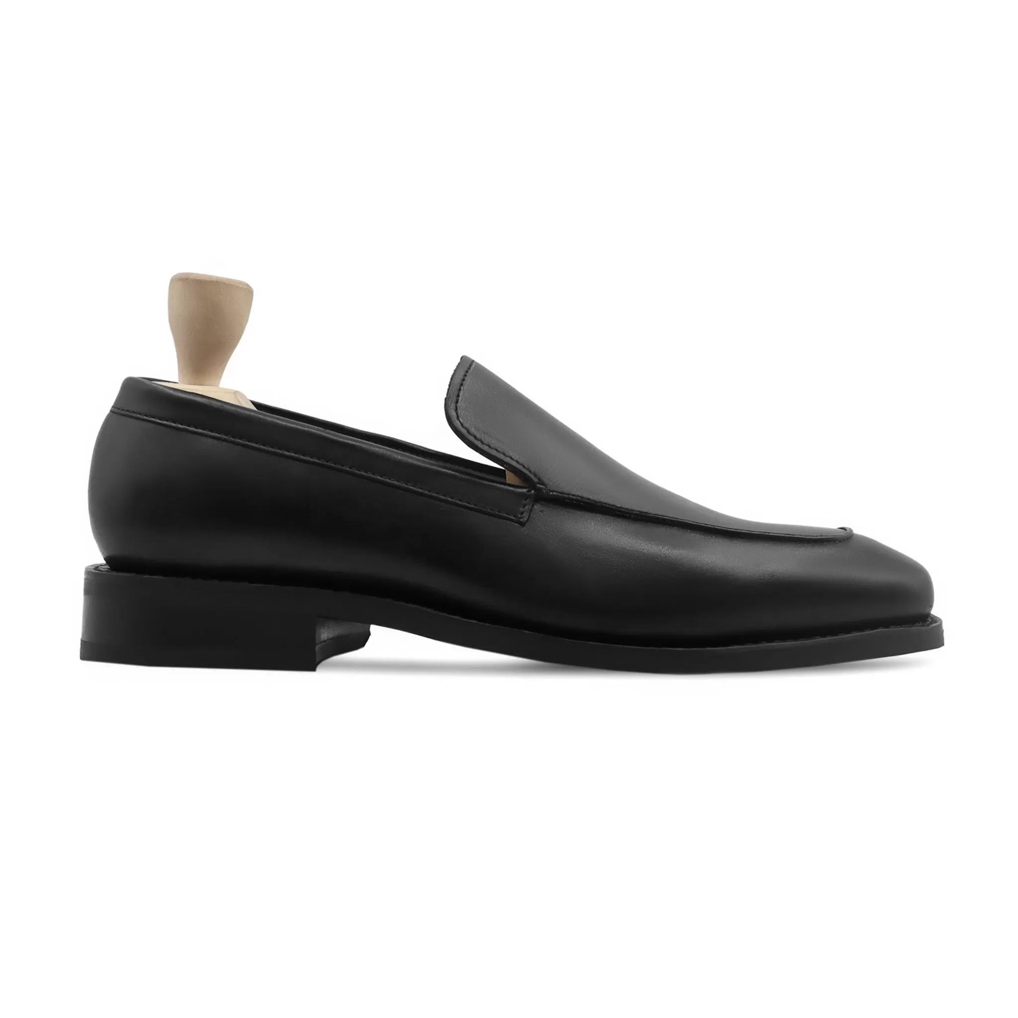 Sunset Gy - Men's Black Calf Leather Loafer