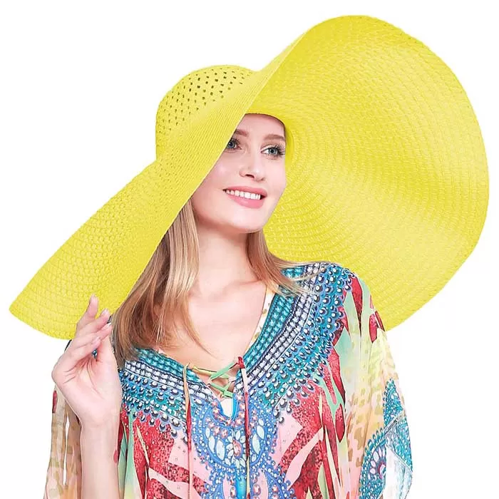 Super Wide Brim Straw Sun Hat