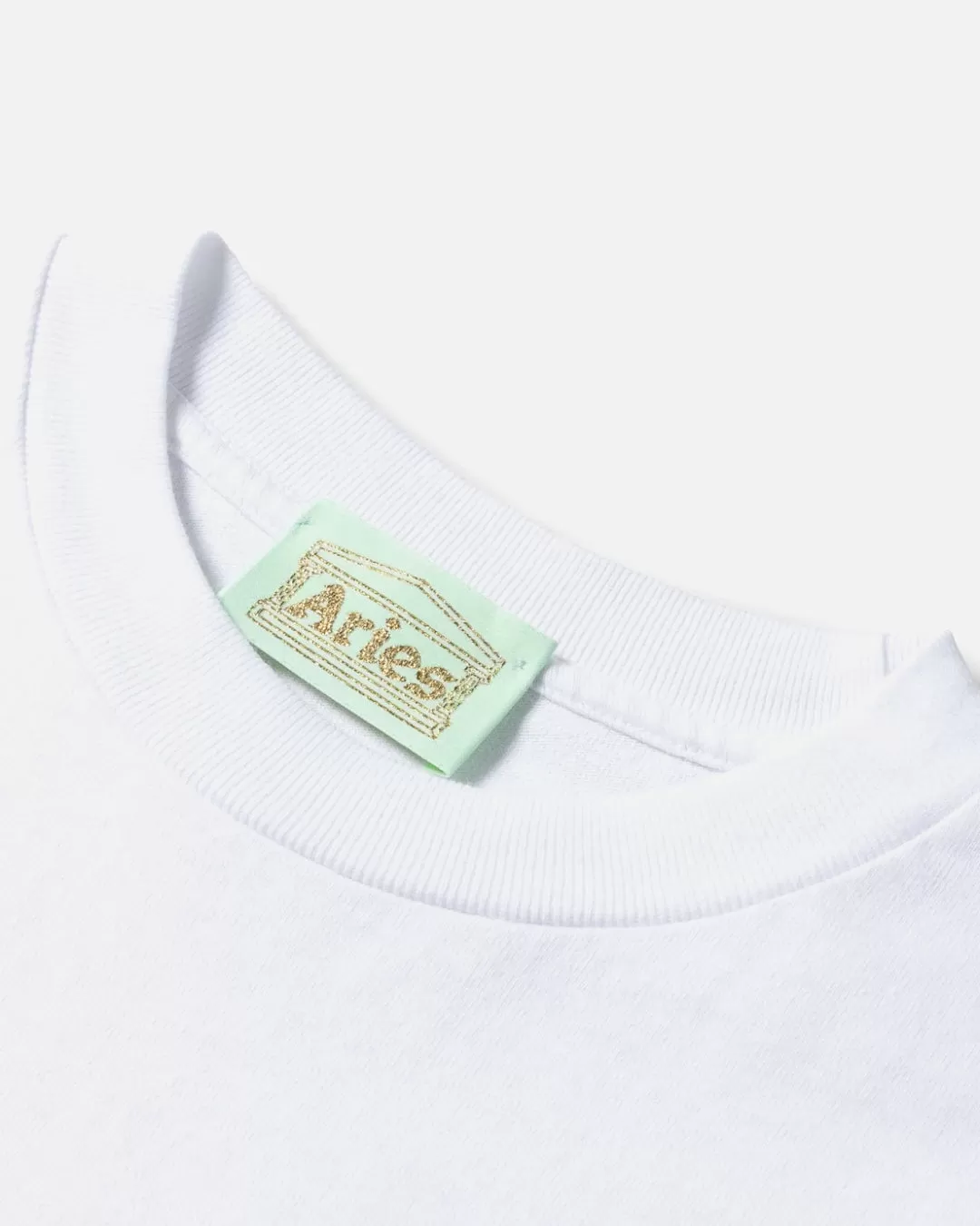 Taped Teddy SS T-shirt - White