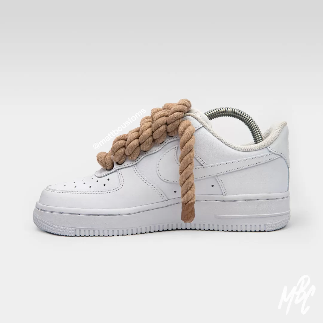 Thicc Laces - White Air Force 1 Custom