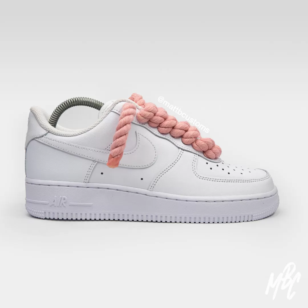 Thicc Laces - White Air Force 1 Custom