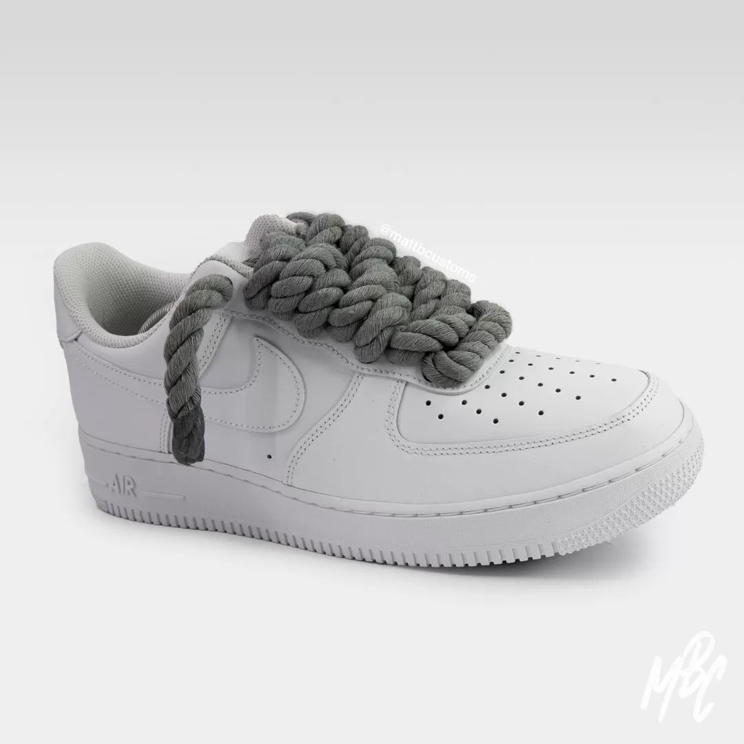 Thicc Laces - White Air Force 1 Custom