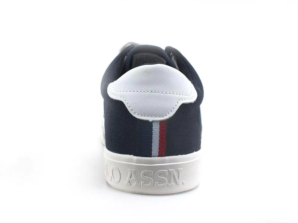 U.S. POLO ASSN. Sneaker Canvas Logo Blu Medievale