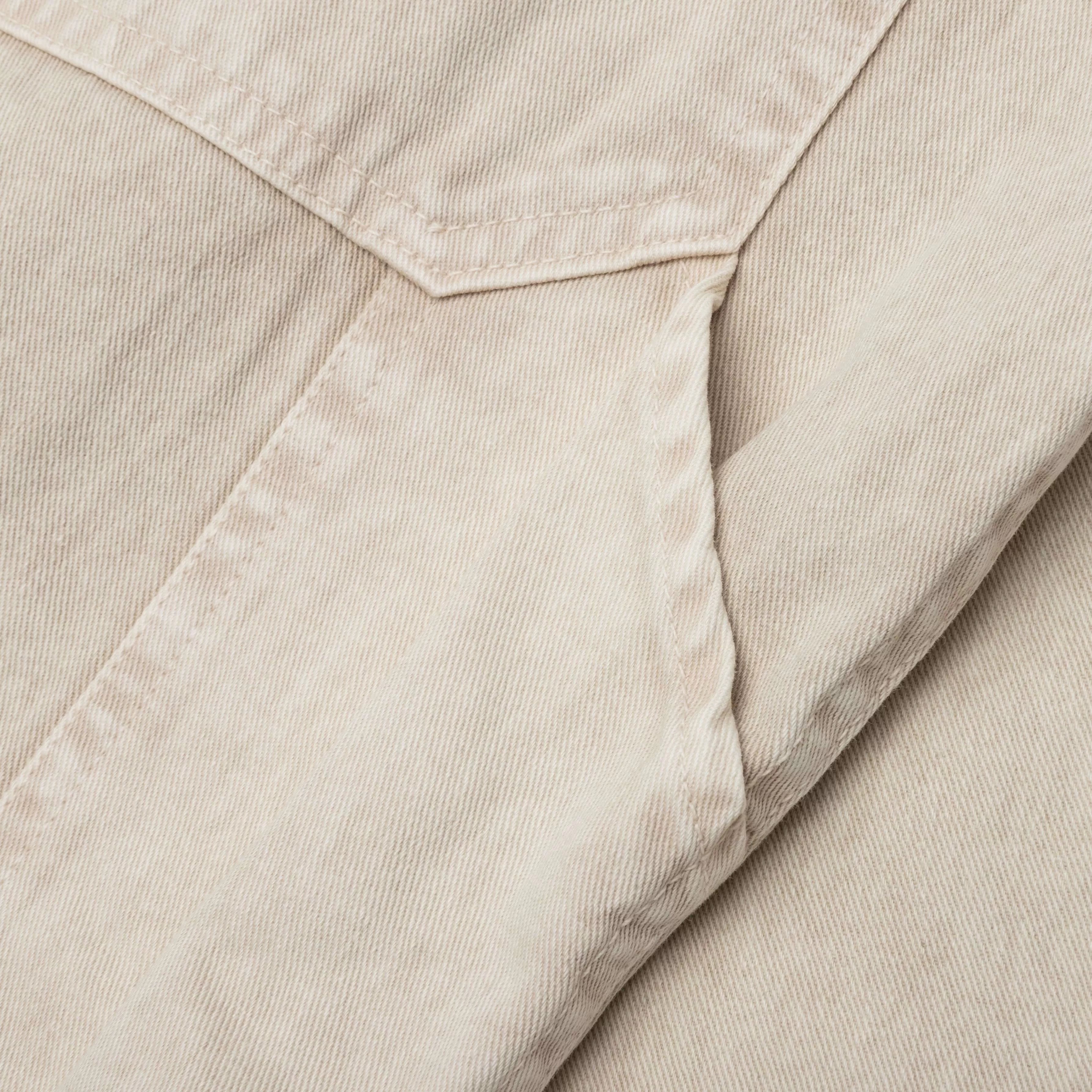 Washed Cotton Work Pant - Ivory