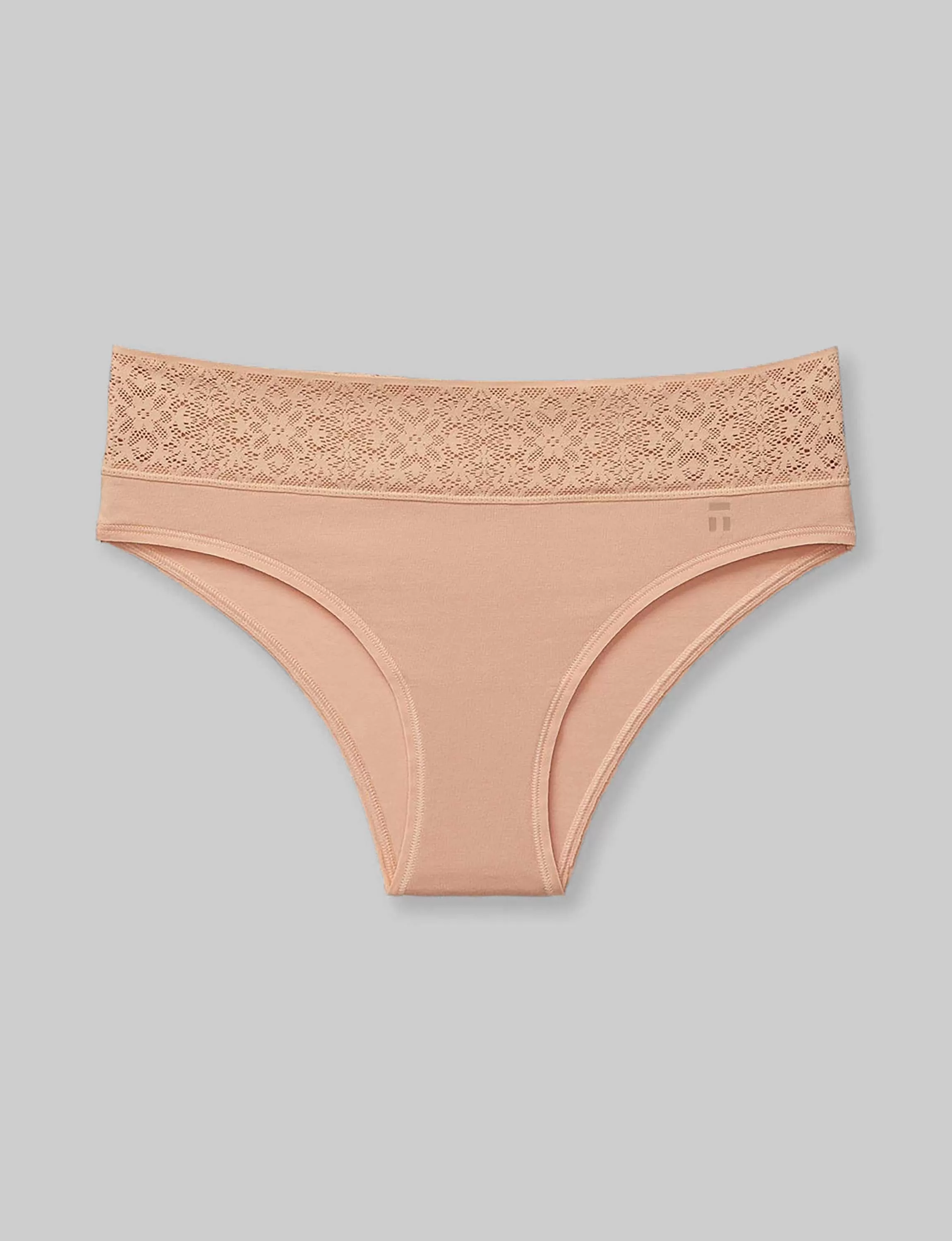 Women's Cool Cotton Cheeky, Lace Waist